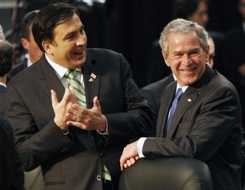 Saakashvili & Bush